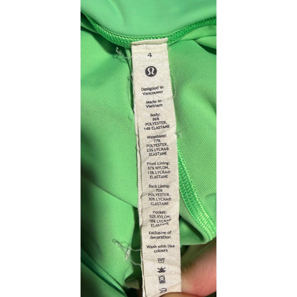LULULEMON PACE RIVAL MID RISE SKIRT - PISTACHIO SZ 4 - Picture 5 of 6